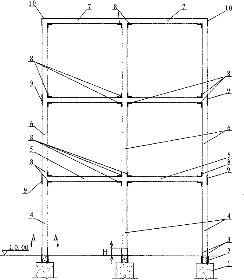 Method of constructing earthquake-resistant buildings with steel mesh frame polystyrene sandwich panels