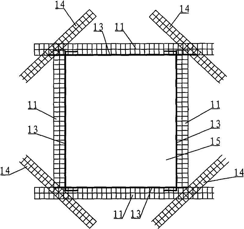 Method of constructing earthquake-resistant buildings with steel mesh frame polystyrene sandwich panels