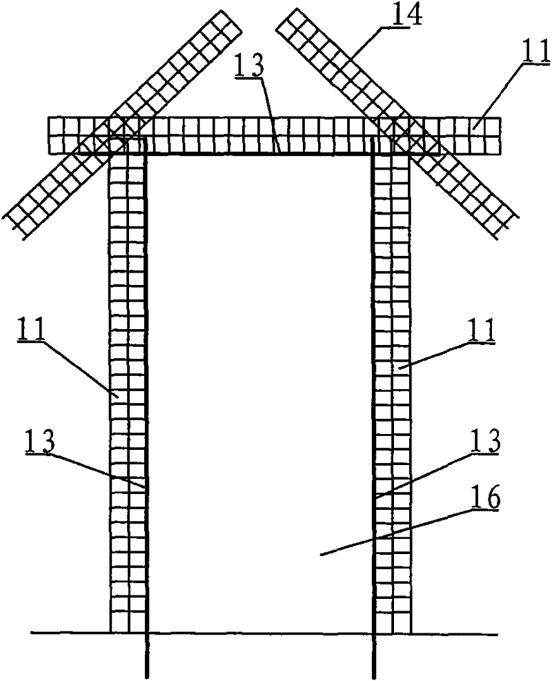 Method of constructing earthquake-resistant buildings with steel mesh frame polystyrene sandwich panels