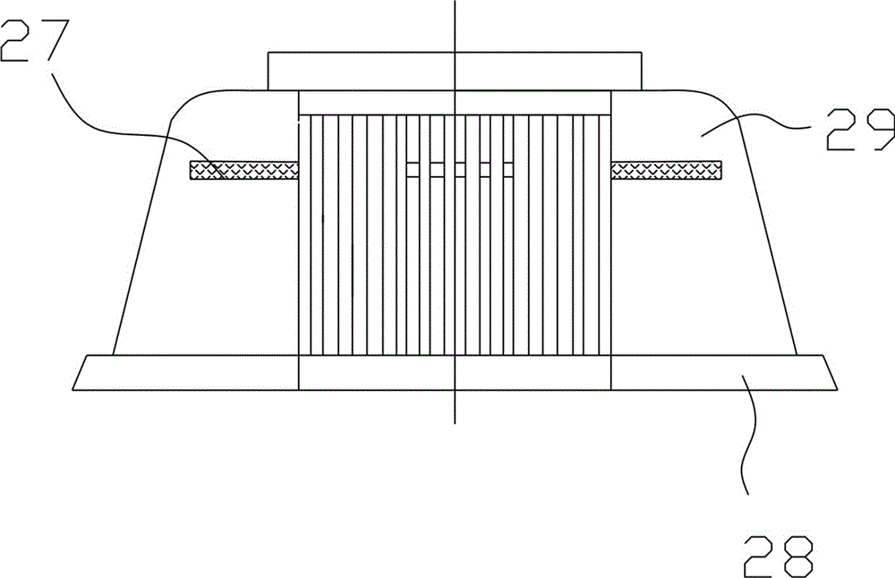 Integrated air and water backwash filter head