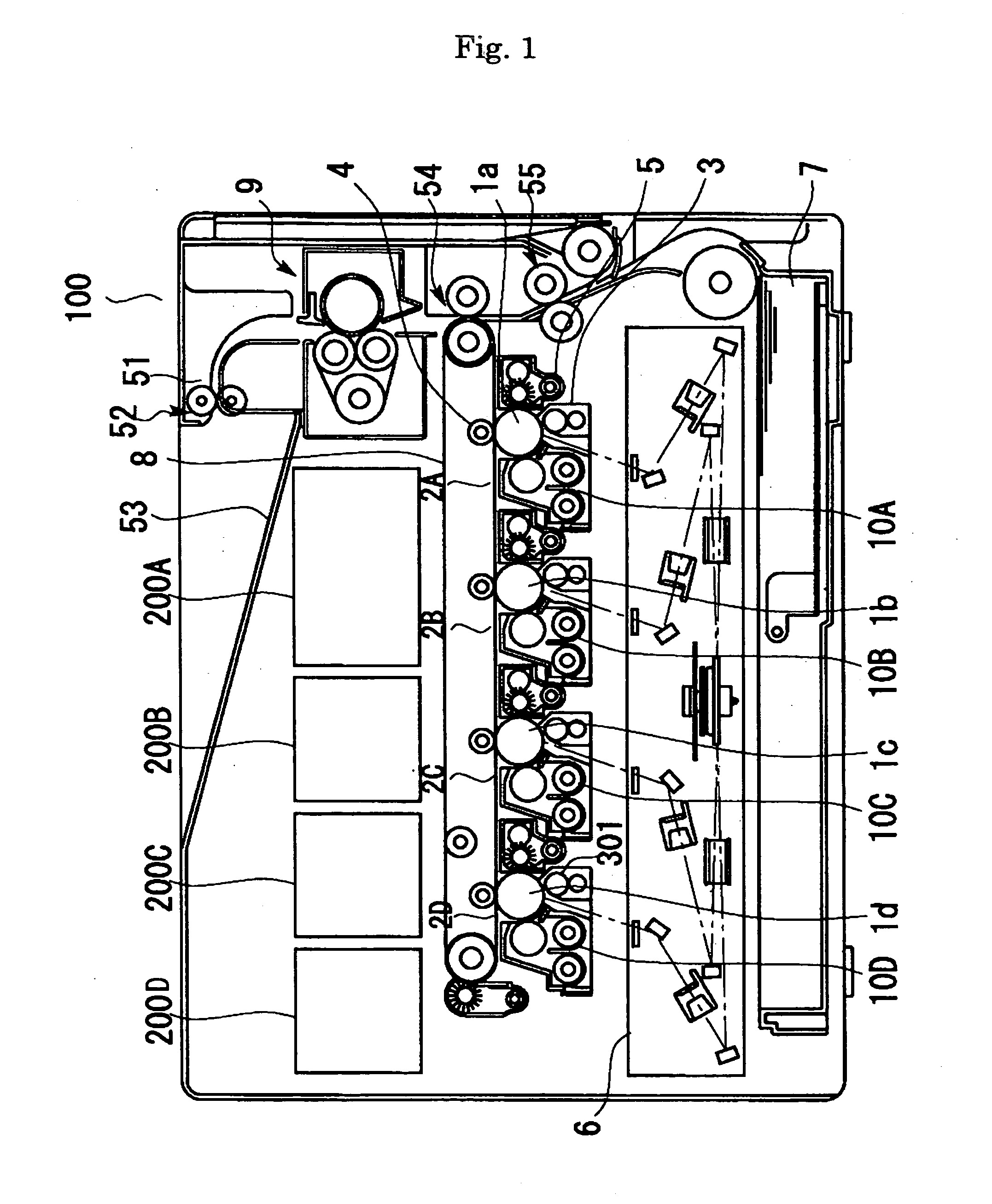 Image-forming apparatus, process cartridge and image-forming method