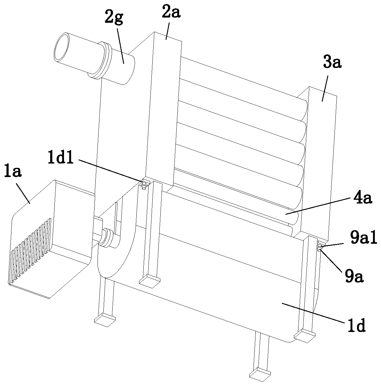 A dry hot blast stove