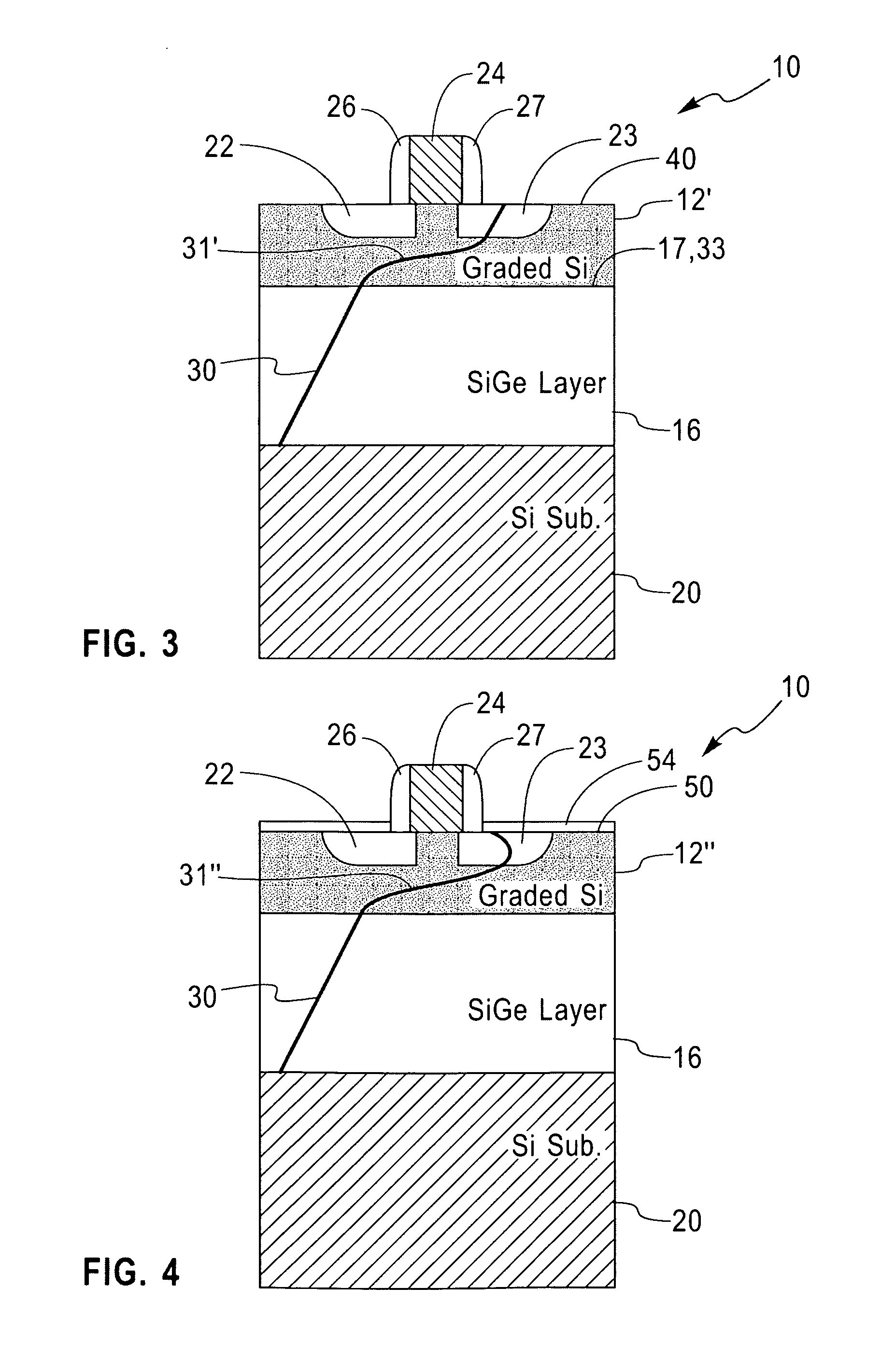 Structure and method for controlling the behavior of dislocations in strained semiconductor layers