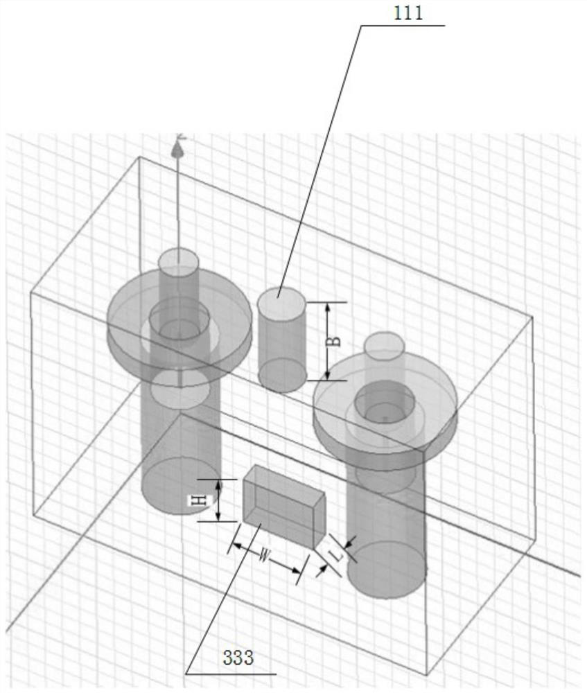 Adjustable strong inductive coupling structure of cavity filter