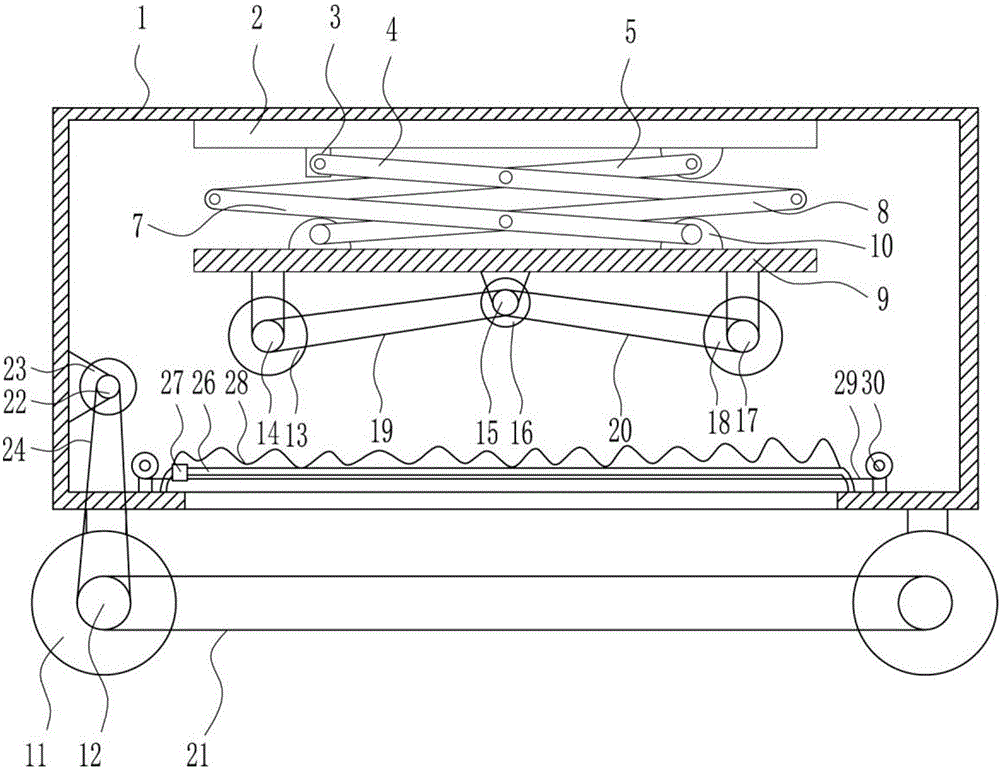 Driving mechanism of unmanned carrier