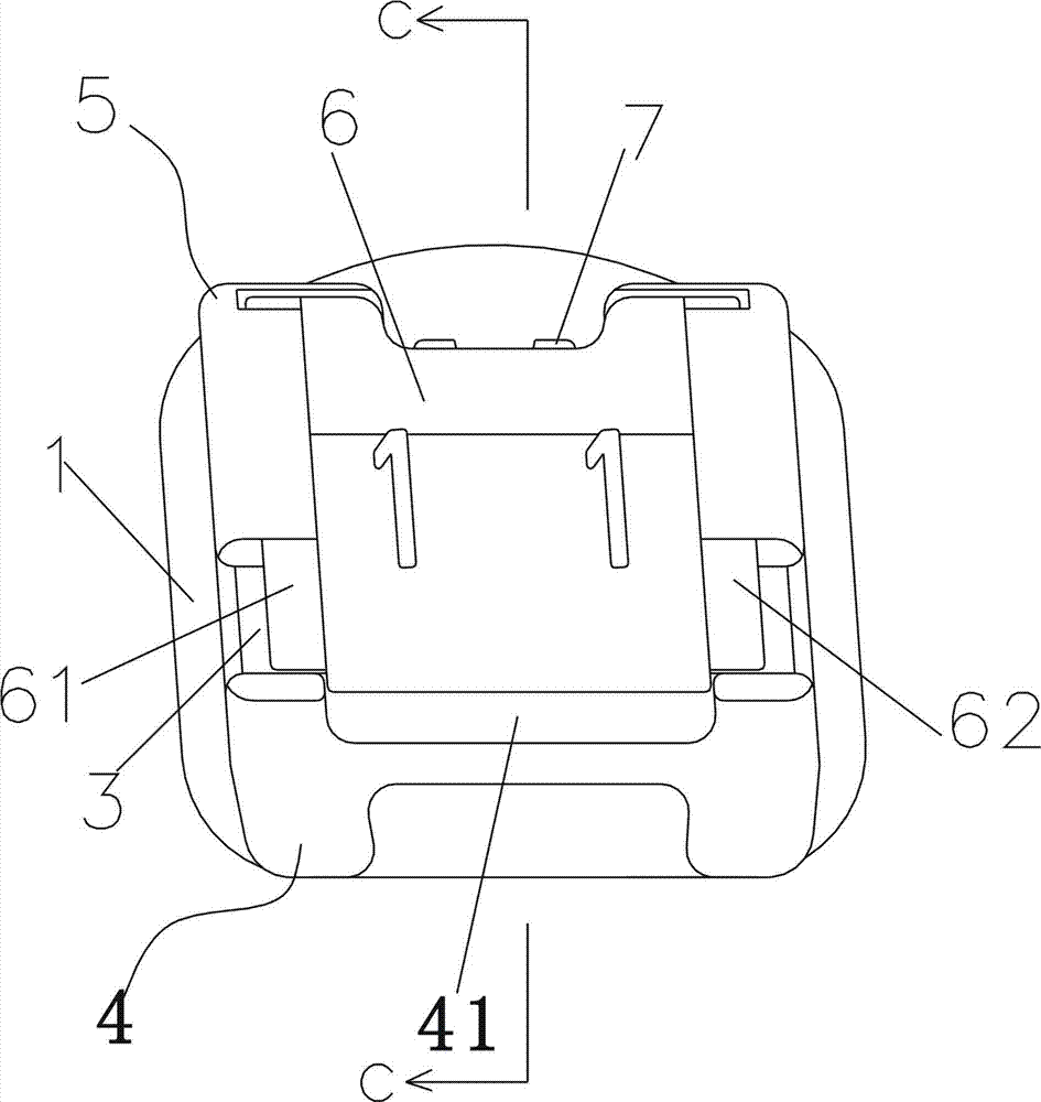 Orthodontics self-locking bracket