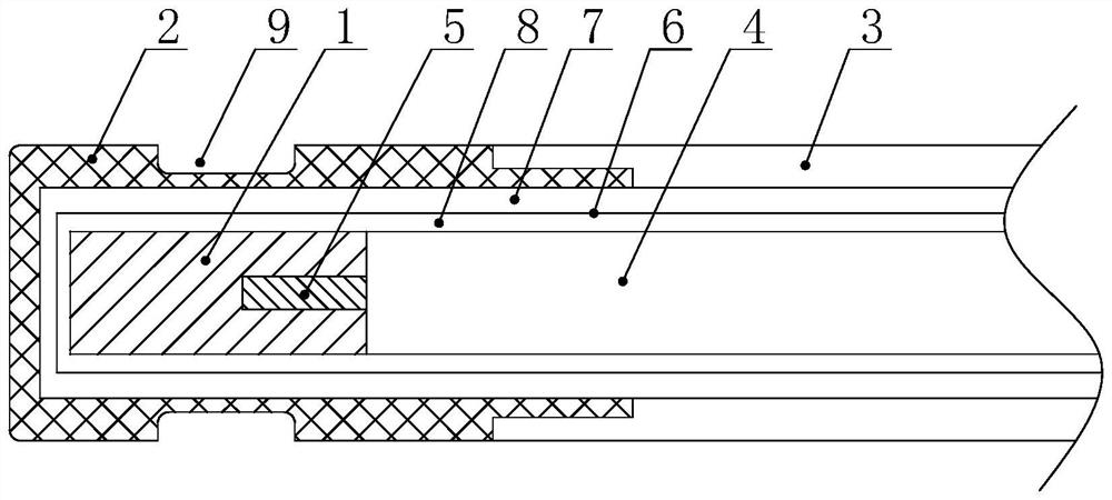 Microwave ablation antenna for treating GGO