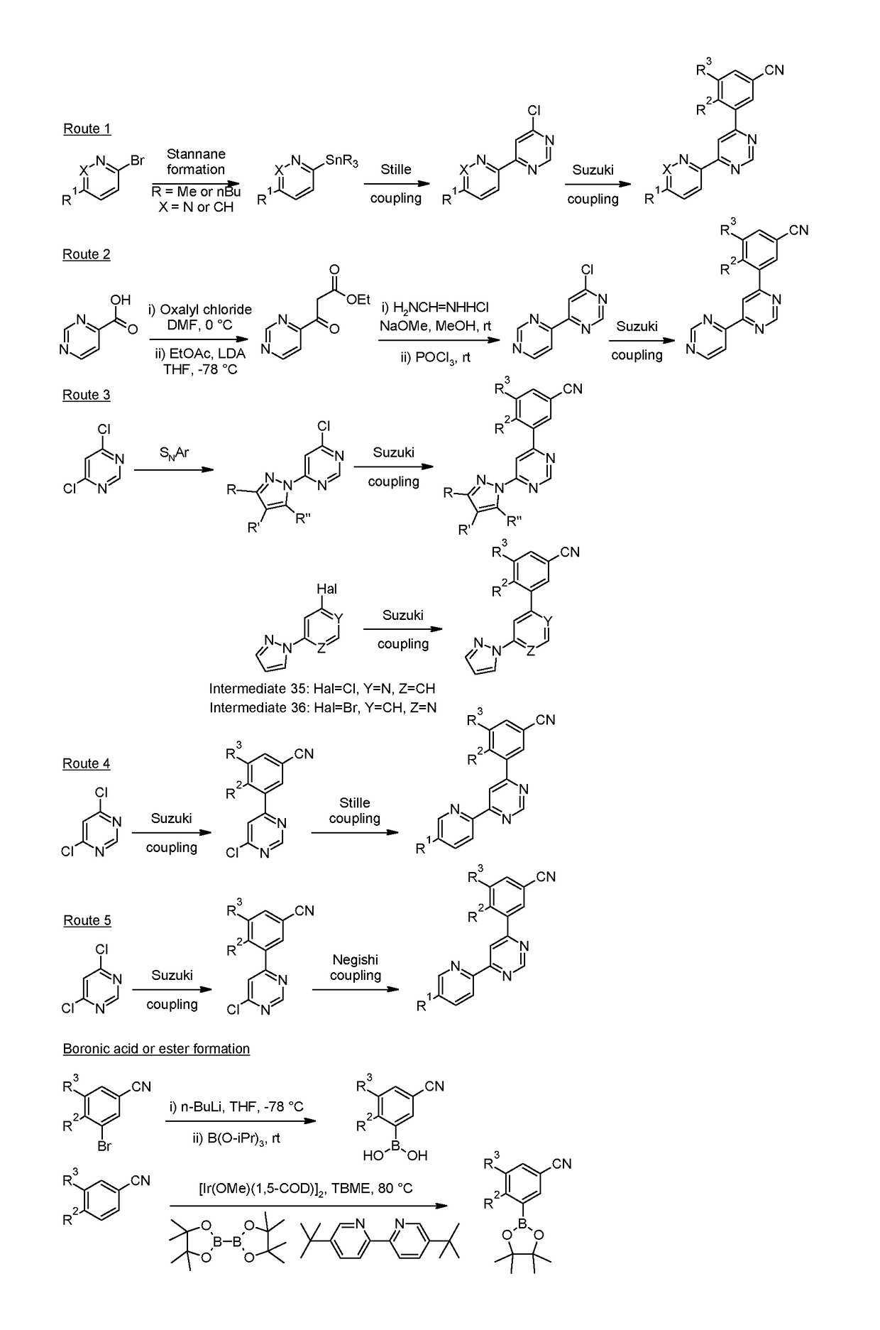 4-(3-cyanophenyl)-6-pyridinylpyrimidine mGlu5 modulators