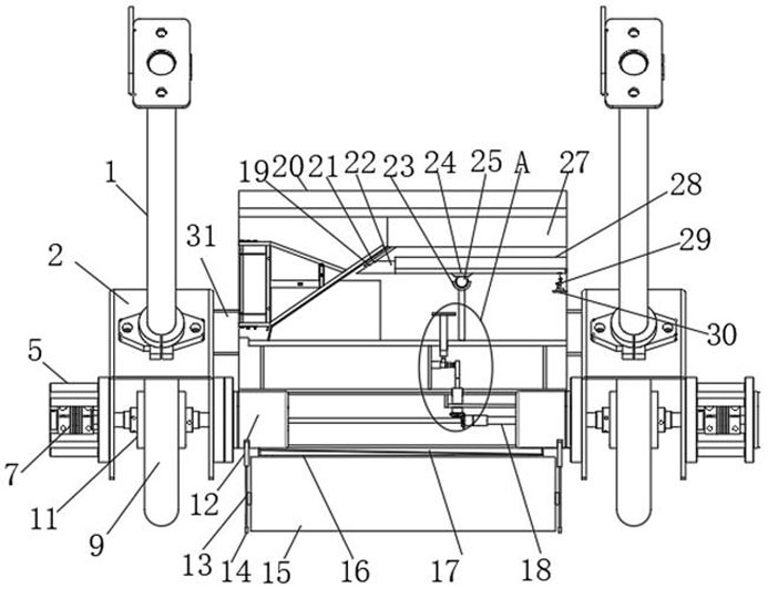 White powder line spraying machine for building construction surveying and mapping