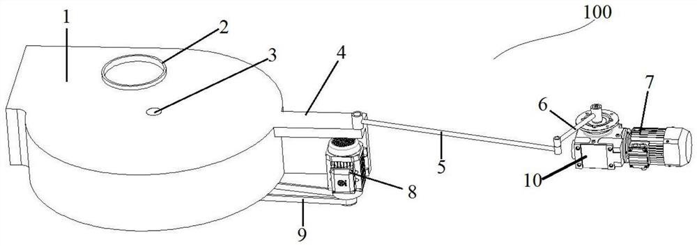 Organic fertilizer spreading mechanism