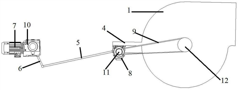 Organic fertilizer spreading mechanism