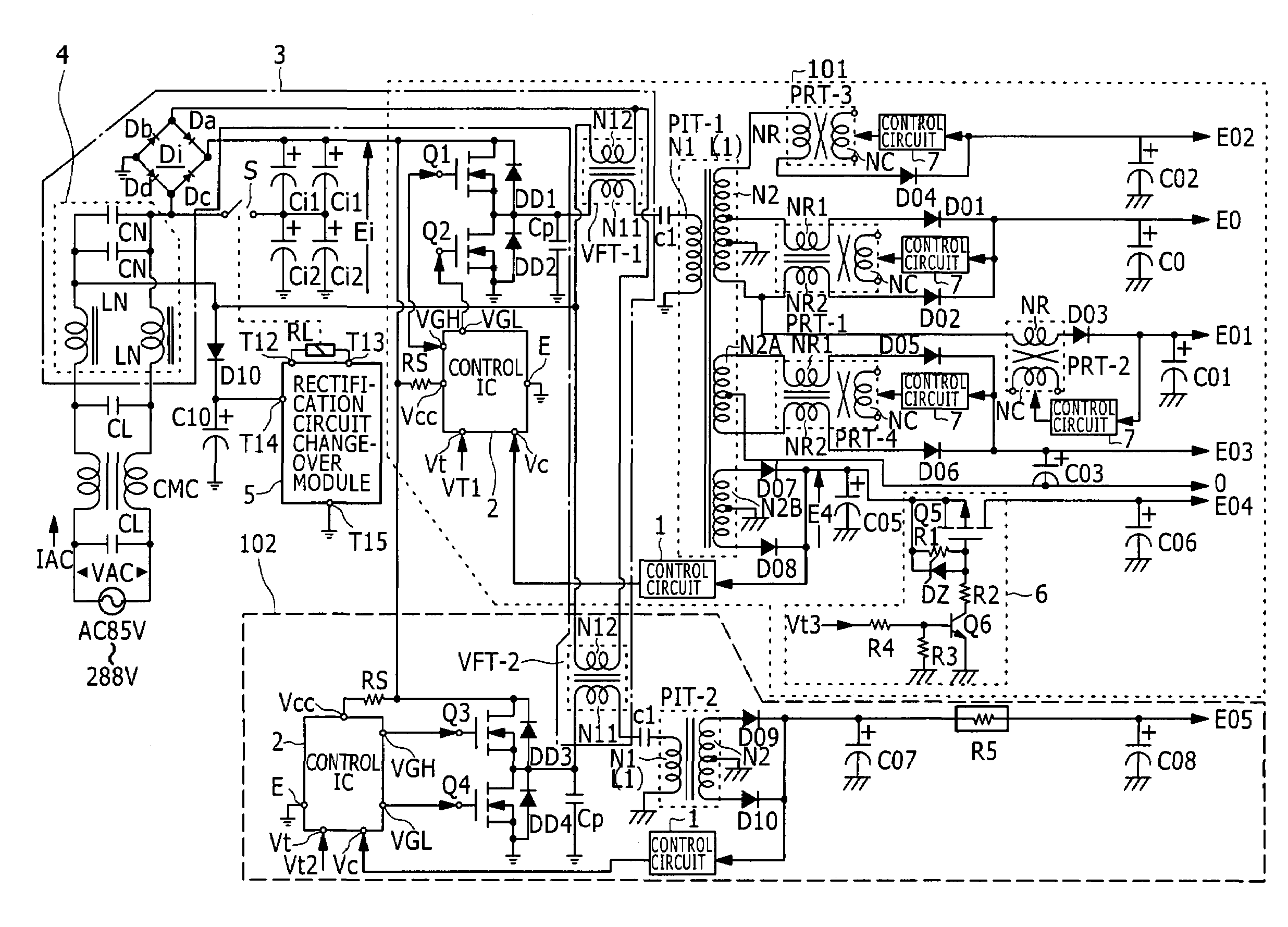 Switching power supply circuit