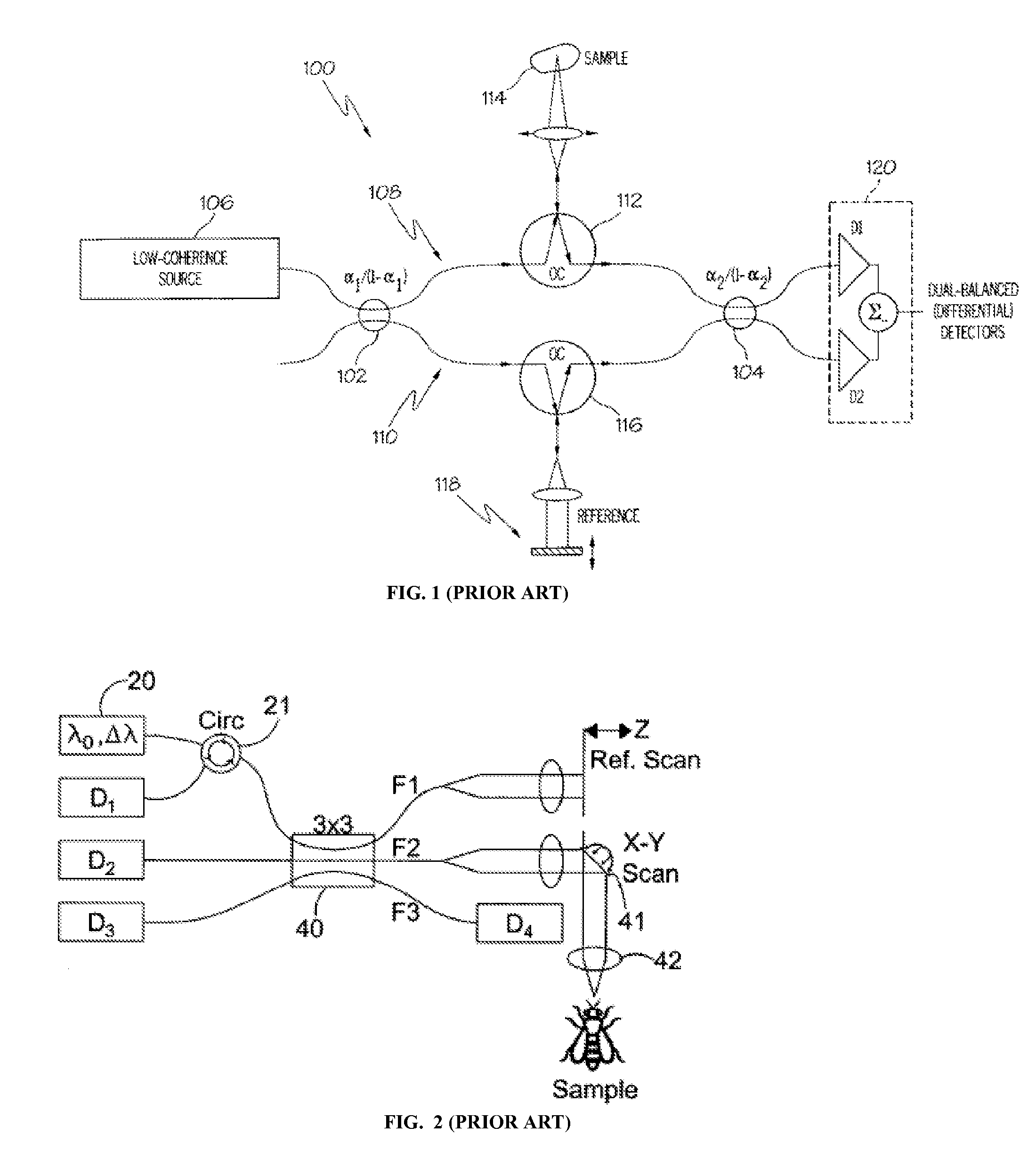 Interferometric system for complex image extraction