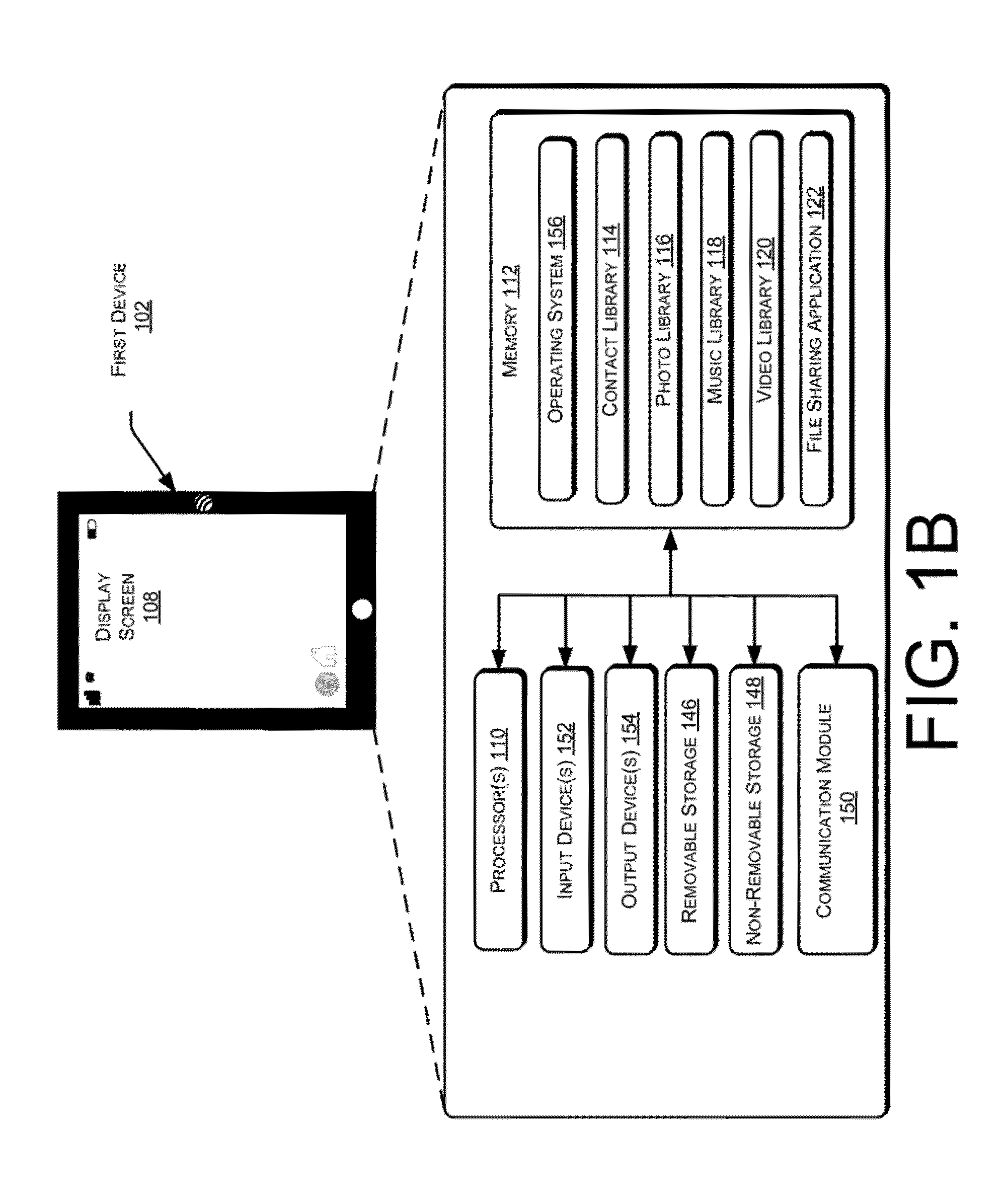 Location aware file sharing between near field communication enabled devices