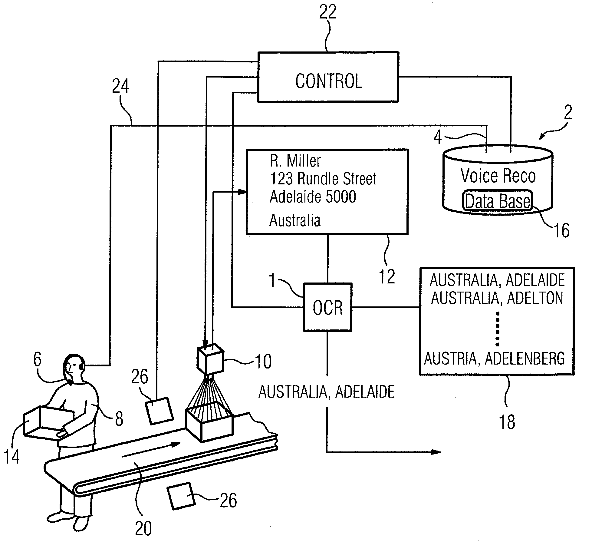 System and Method for Sorting Objects Using OCR and Speech Recognition Techniques