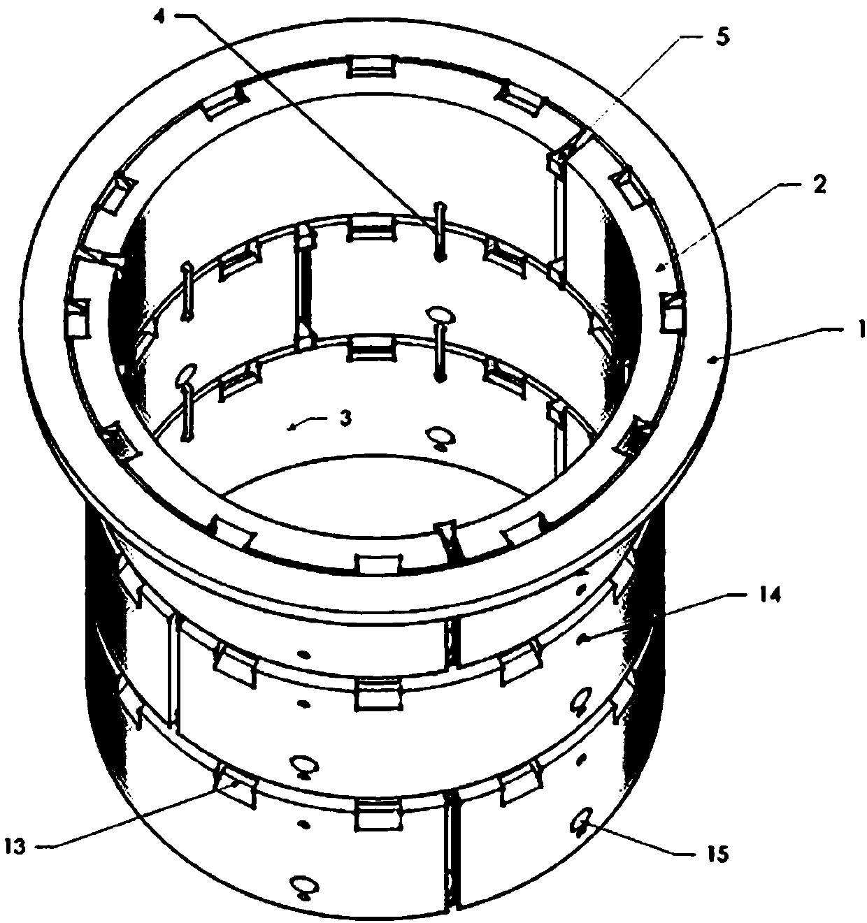 Manual hole digging pile assembly type protection wall and construction technology thereof