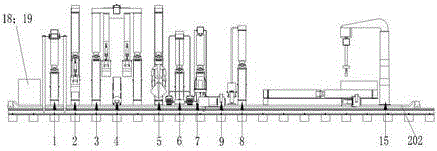 Multifunctional railway maintenance automated machine