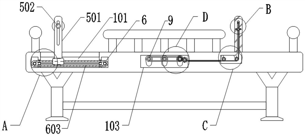 Physiotherapy equipment based on internal medicine nursing and method thereof