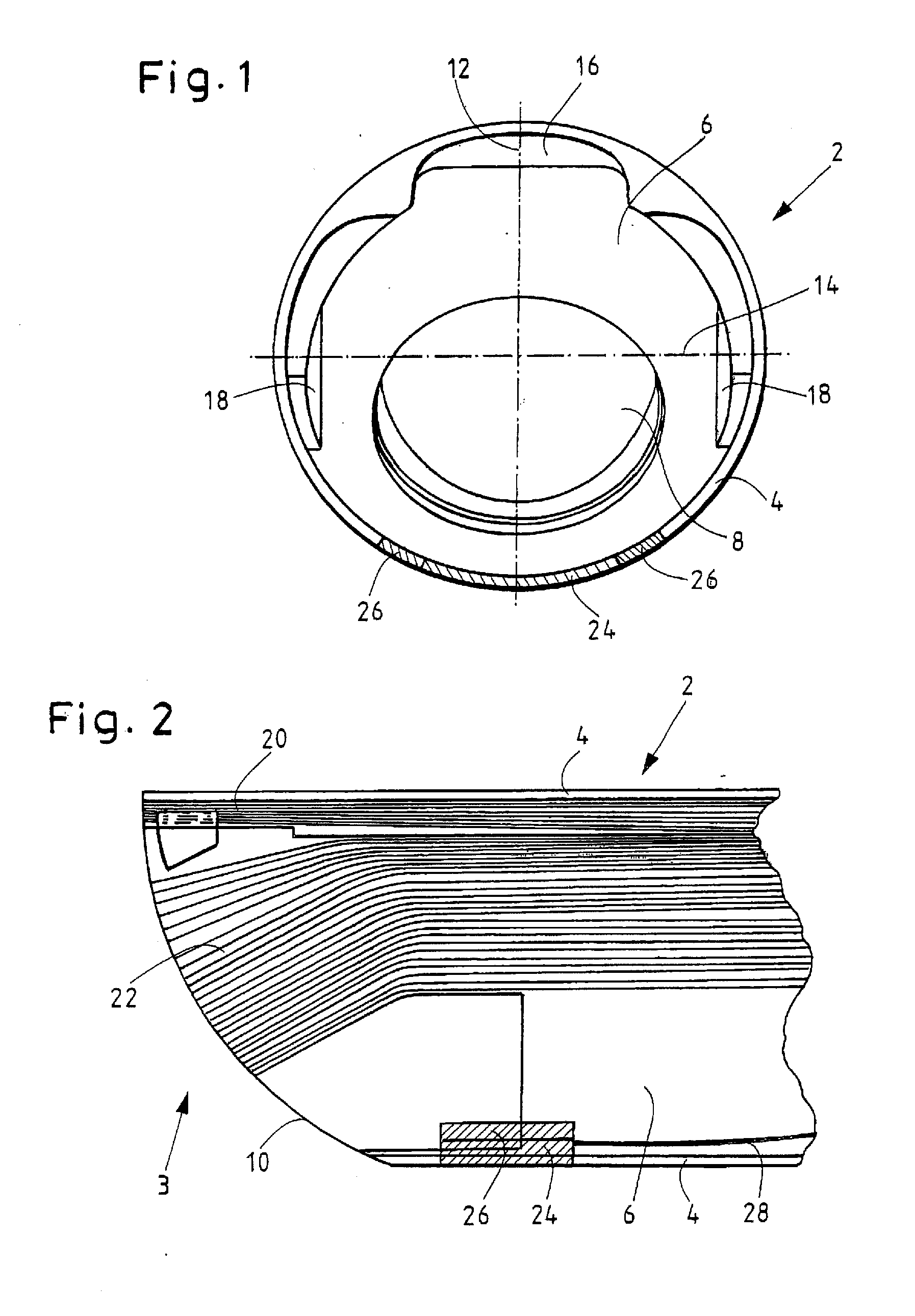 Endoscope with lateral illumination, use and method