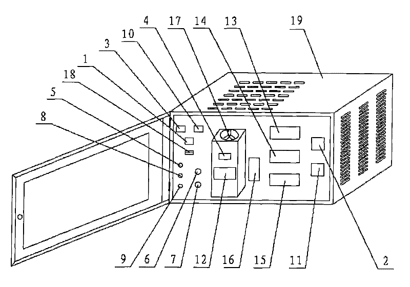 Detecting device for detecting IGBT