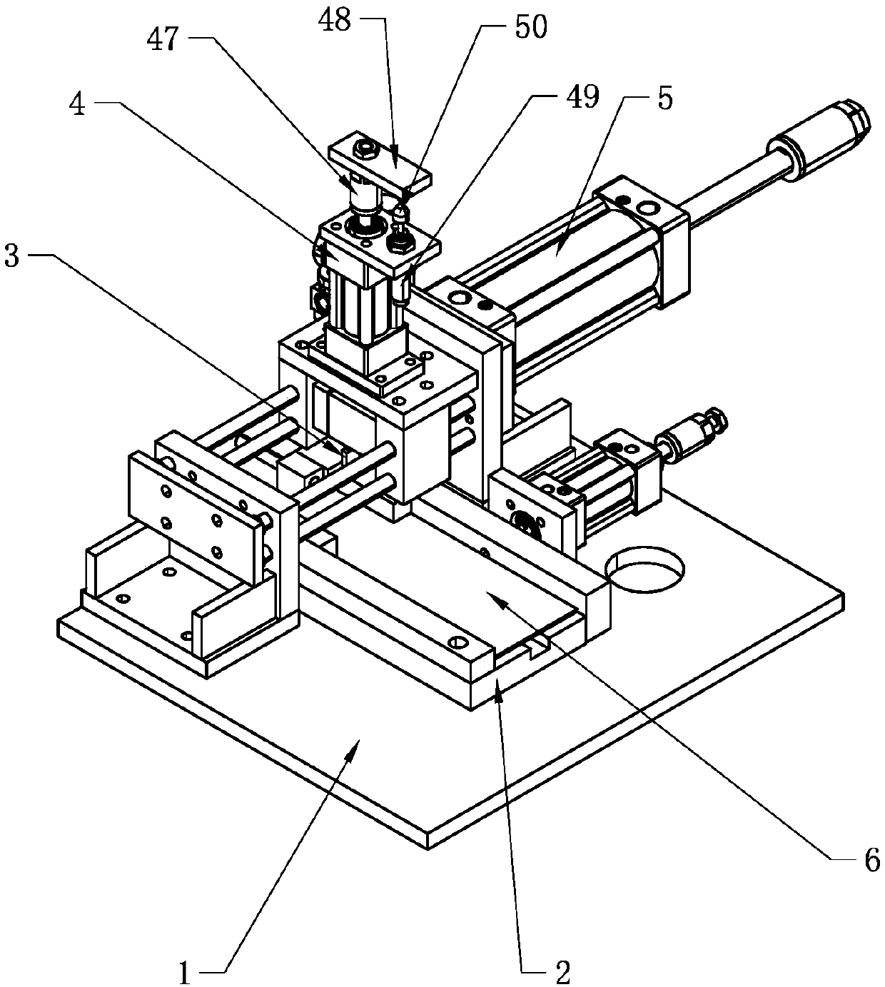 Clamp for lens cutting machine