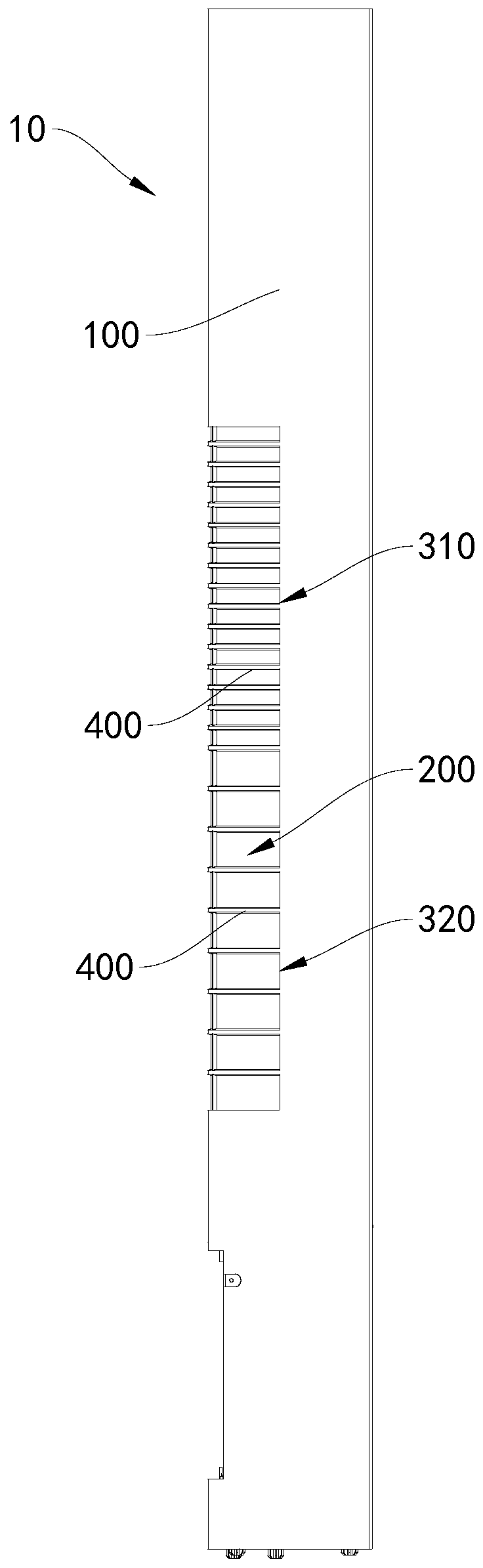 Grid structure and air conditioner