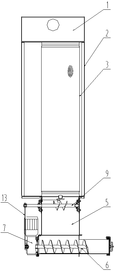 Self-cleaning dust collection device