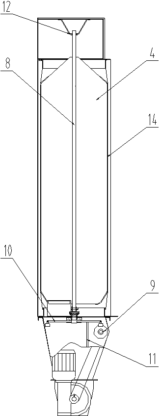Self-cleaning dust collection device
