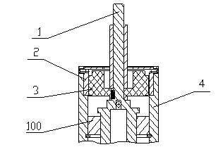 Ultrasonic pipe wall thickness measuring device