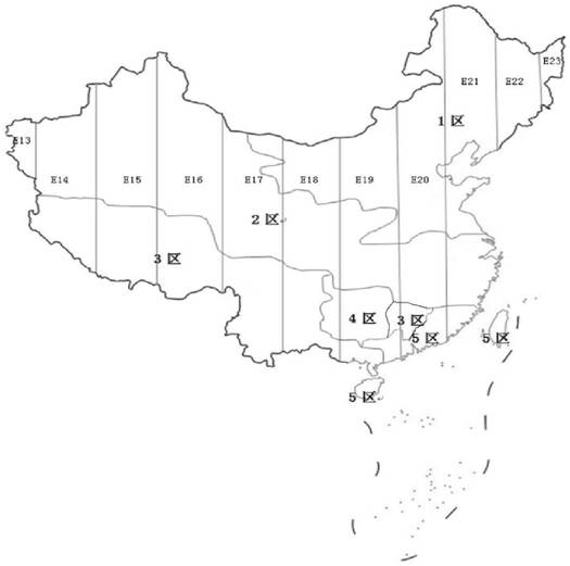 Digital elevation anomaly data conversion method and device