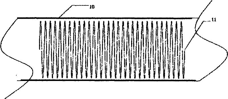 Elastically-supported flexible trawling selection device