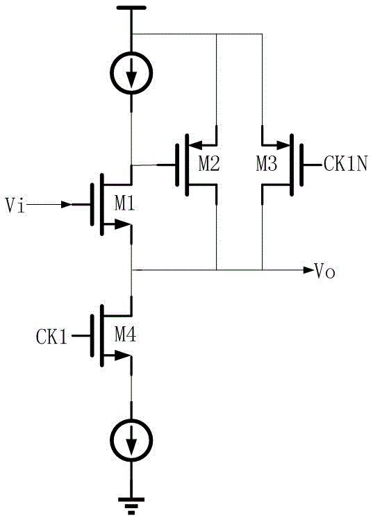 Wideband sample-and-hold circuit for the front-end of a successive-approximation analog-to-digital converter