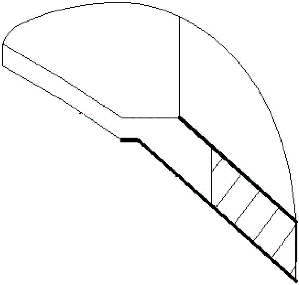 Rotary pressing method of rotation curve part with front and back mounting sides