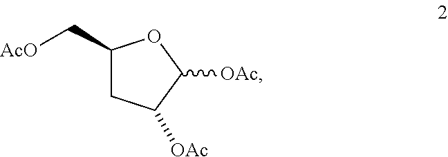 Method of preparing deoxyribofuranose compounds