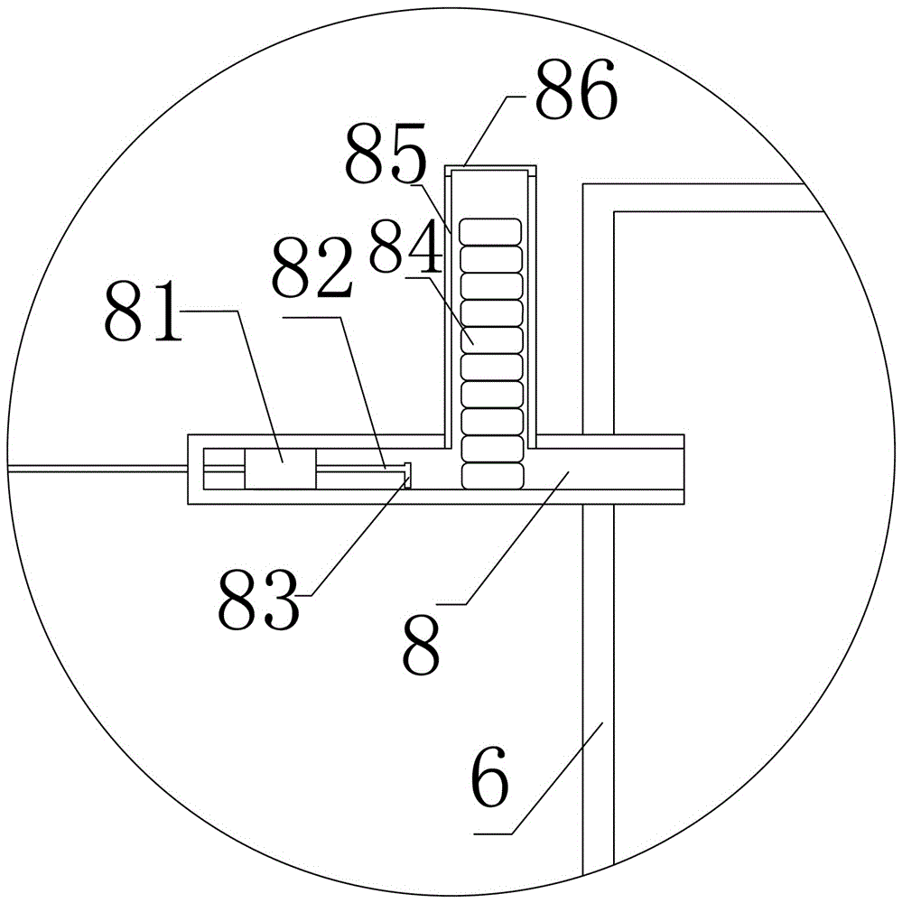 Simple land pollution treatment device