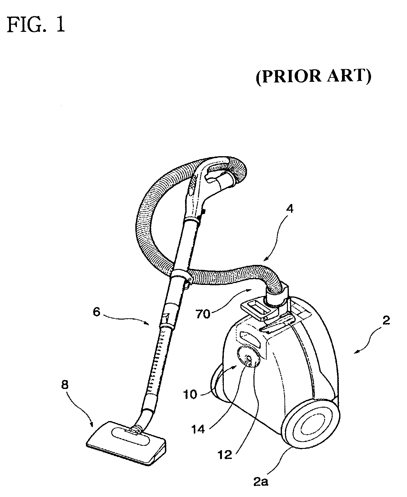 Caster for vacuum cleaner and vacuum cleaner having the same