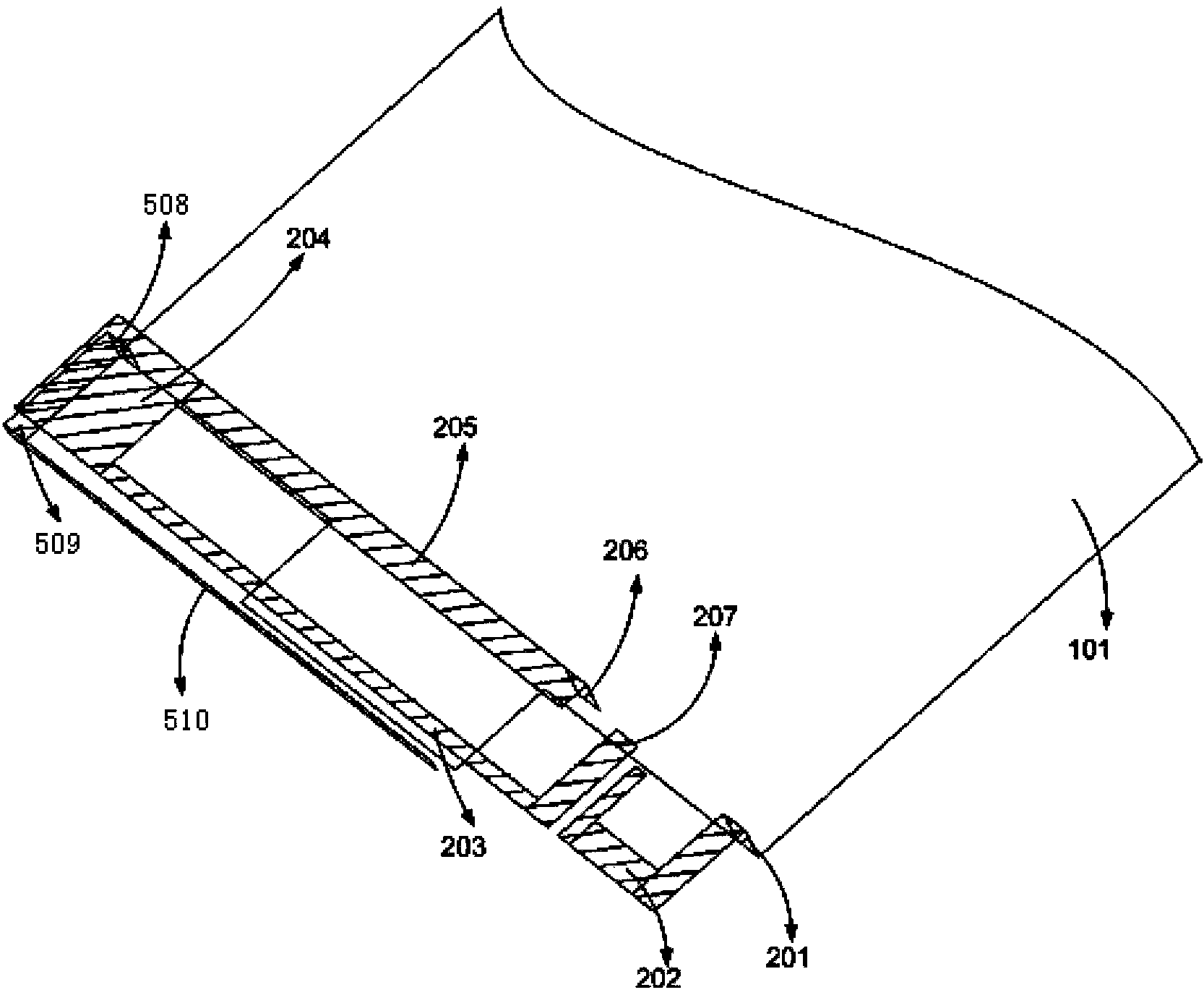 Low-profile mobile terminal antenna