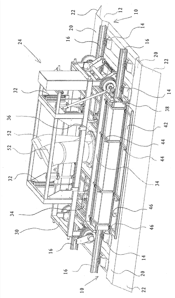 Regulating device and method for drying and temperature regulation of ballast bed