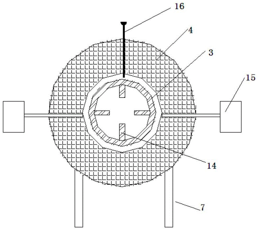 M&lt;y&gt;(C&lt;X&gt;N&lt;1-X&gt;) powder rotary type dynamic continuous preparation method and sintering device