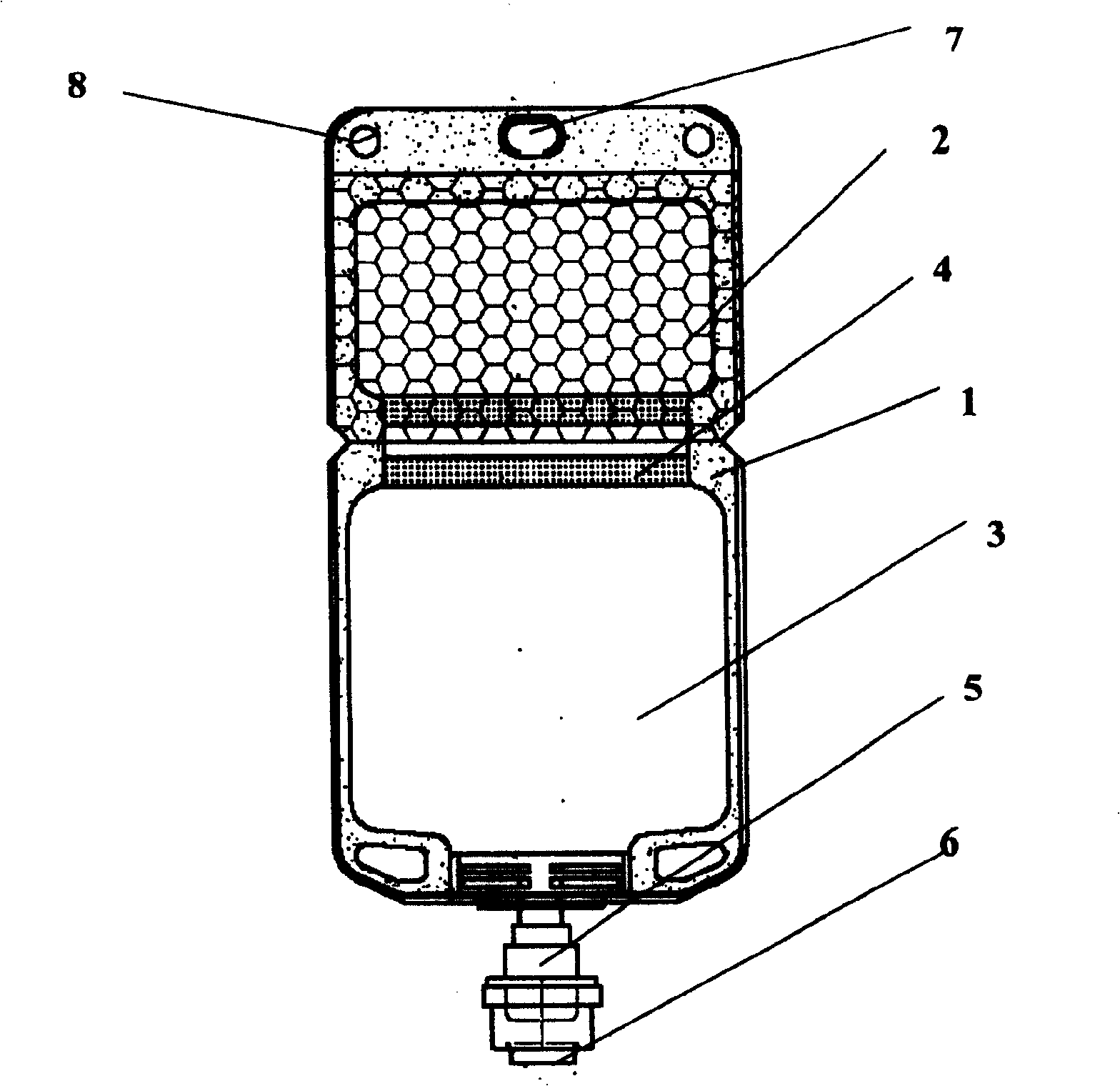 Powder and liquid bag and preparation method thereof