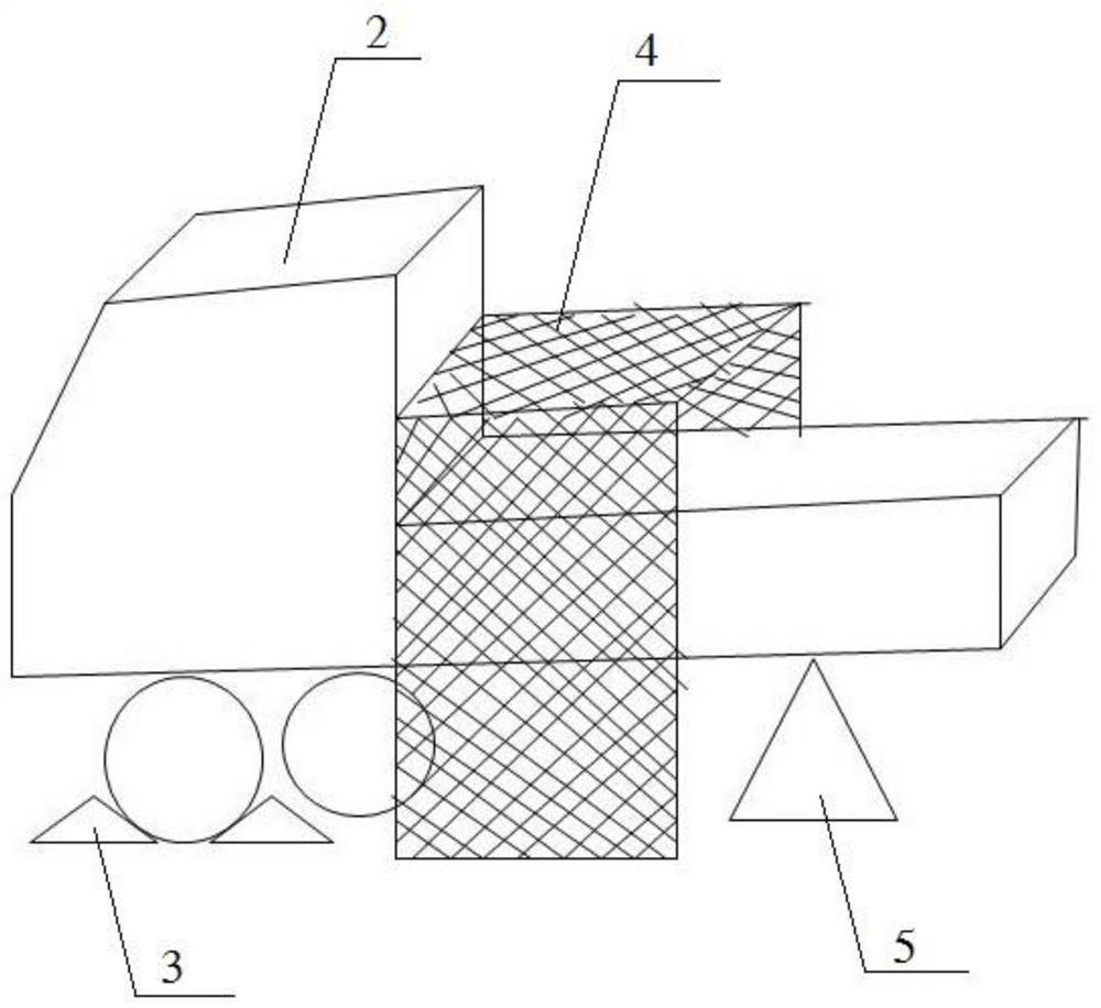 Automobile transmission shaft bending endurance test device and method