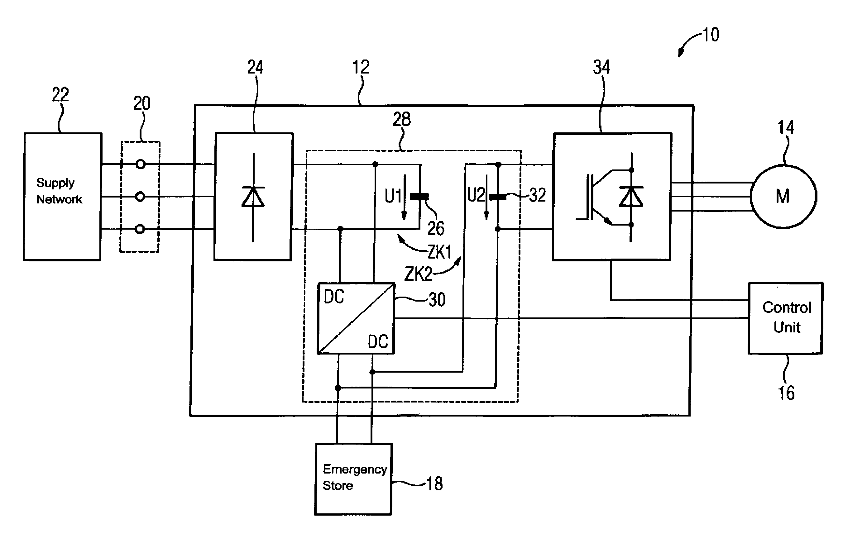 Pitch system for a wind energy system and method for operating a pitch system