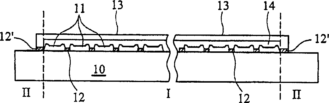 Colour optical filter and its manufacturing method