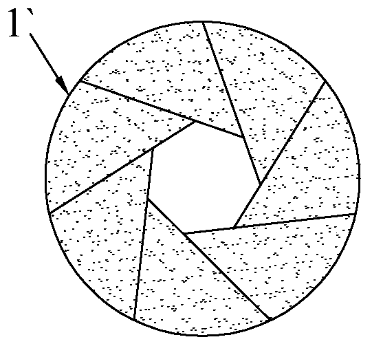 Annular liquid crystal dimming unit, aperture structure and electronic equipment