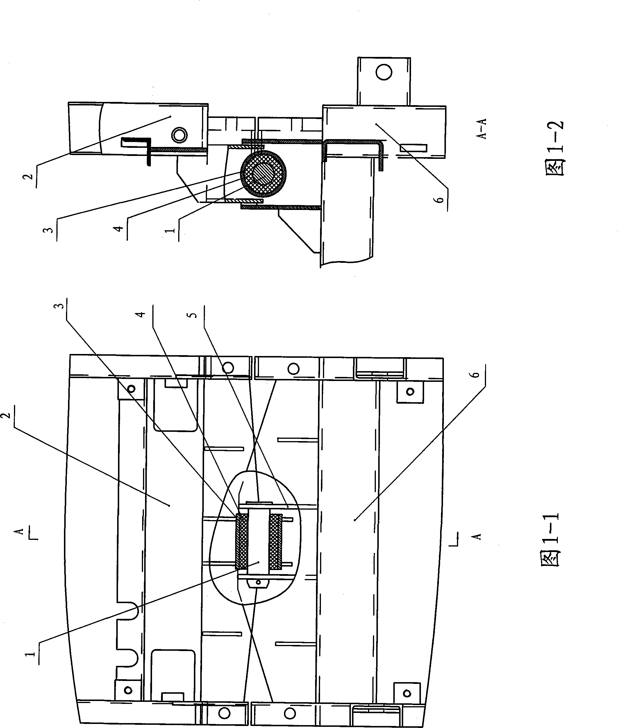 Elastic connection apparatus of elevator apparatus and suspension cage and building construction hoist