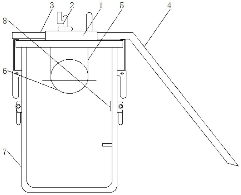 Pneumatic oil absorber with filtering, layering and driving adjustment functions