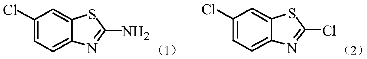 Preparation method of 2,6'-dichlorobenzothiazole