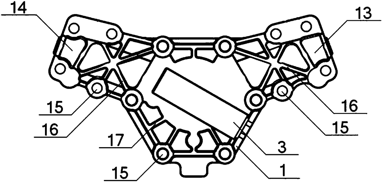 Gearbox oil pump shell