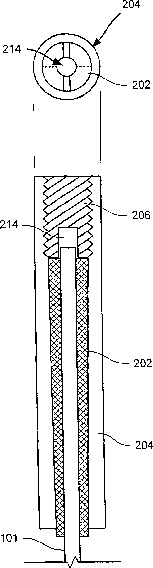 Collet-type splice and dead end fitting
