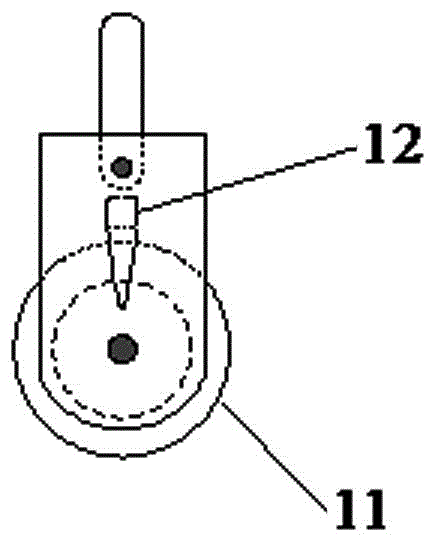 Sand rain device for preparing geotechnical centrifugal model test and preparing method thereof